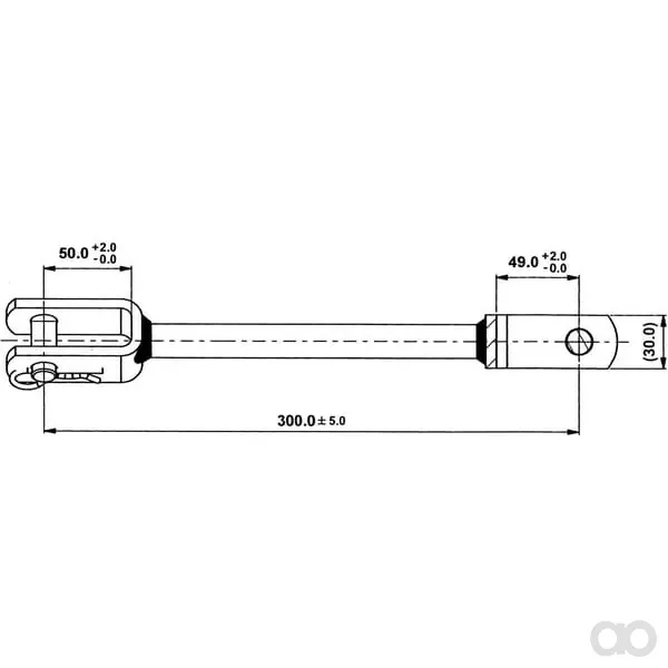 Kramp - LA040003KR - Hubstange Fest