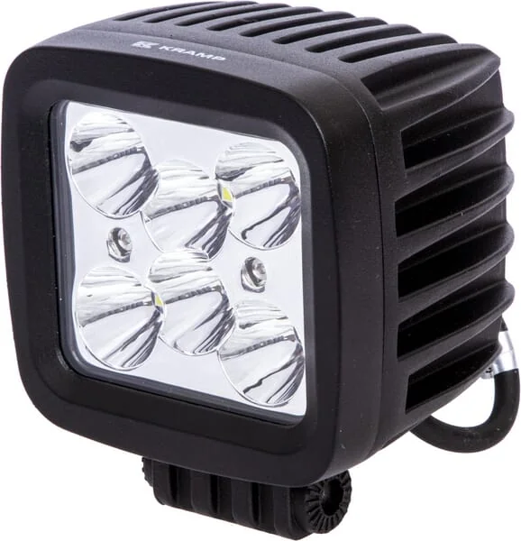 Kramp - LA10027 - Arbeitsleuchte LED, 42W, 3780lm, Quadratisch, 10/30V, 100x Spot, Punktförmig, 6 LEDs Kramp
