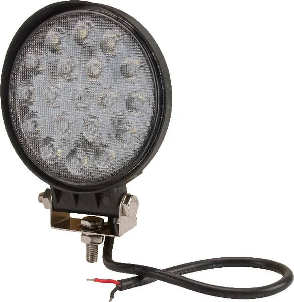 Kramp - LA10046 - LED-Arbeitsleuchte, 36W, 2850lm, rund, 10/30V, Ø 113,9mm, Flood, 18 LED, Kramp