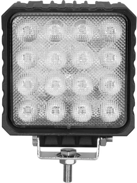 Kramp - LA10047 - Arbeitsleuchte LED 48W 3840lm Quadratisch 10/30V 159x54.5x112mm Flood 16 LEDs