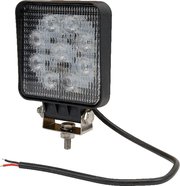 Kramp - LA10052 - Arbeitsleuchte LED 27W 2376lm Quadratisch 10-30V 135x41x109mm Flood