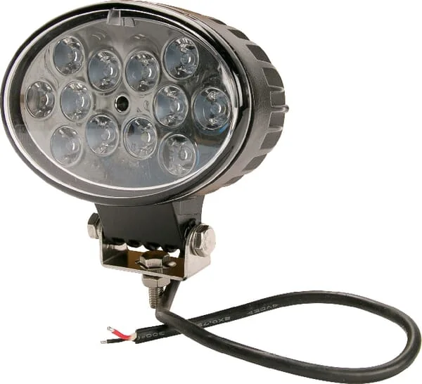 Kramp - LA10060 - Arbeitsleuchte LED 36W 2760lm Oval 10/30V 144x85x95mm Spot 12 LEDs