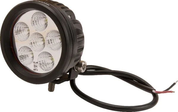 Kramp - LA10081 - Arbeitsleuchte LED 18W 1440lm Rund 10/30V Diameter 89mm Flood 6 LEDs