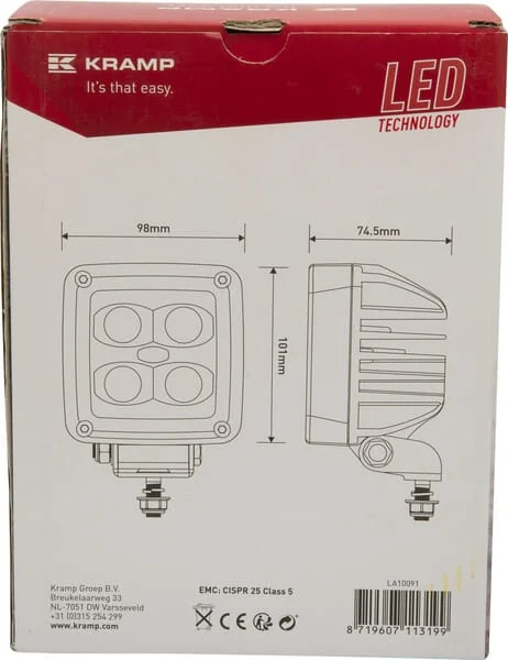 Kramp - LA10091 - ARBEITSLEUCHTE Q 4500LM DT FLOOD