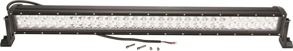 Kramp - LA10303 - LED-Arbeitslichtleiste, 180W, 15300lm, rechteckig, 12/24V, weiß, 810.6x79.5mm, Kabel, Combo, 60 LEDs, Kramp