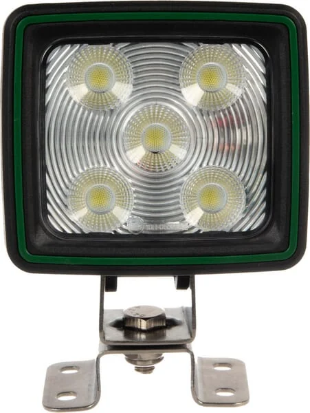 Kramp - LA10410 - LED-Arbeitsleuchte, 60W, 5600lm, quadratisch, weiß, 111x82,5x99mm Deutsch-Stecker, Weitstrahler, 20 LEDs, Kramp