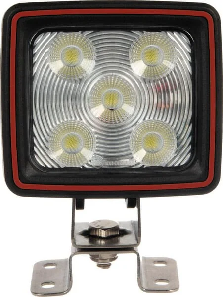 Kramp - LA10410R - Arbeitsscheinwerfer LED 67W Quadratisch Deutsch Stecker Weitstrahl