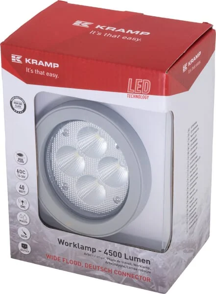 Kramp - LA10416G - Arbeitsleuchte LED 40W 4500lm Wide Flood