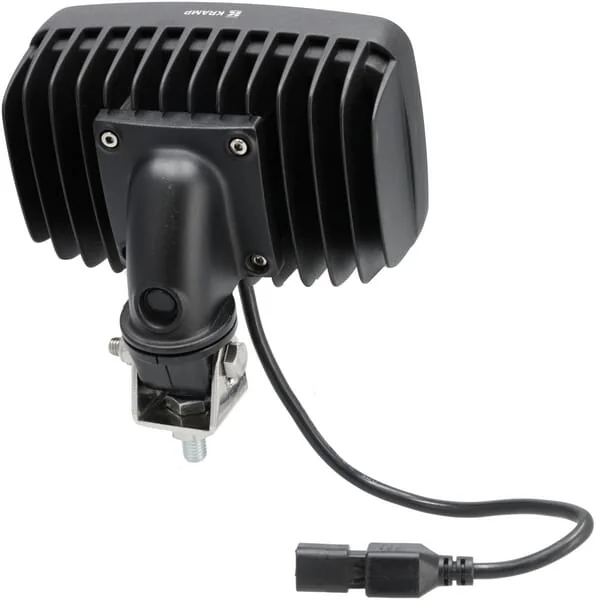 Kramp - LA104211 - Arbeitsleuchte LED, 90W, 6000lm, Rechteckig, 10-30V, Weiß, Flood, Deutsch-Stecker, 30 LEDs Kramp