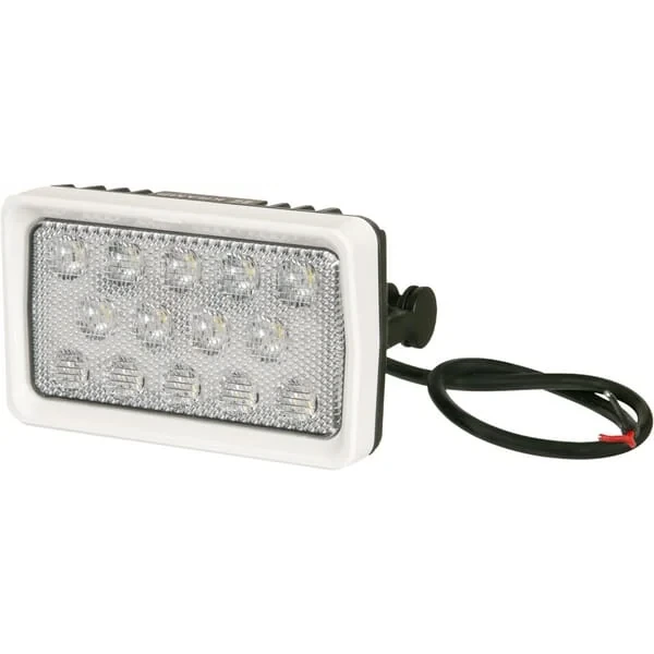 Kramp - LA104WFR - Rahmen für Arbeitsleuchte, Rechteckig, Weiss, 158x23x95mm