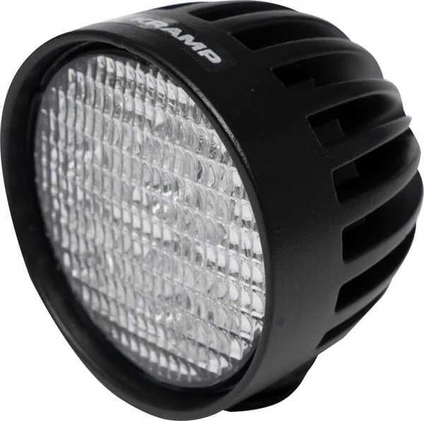 Kramp - LA10550 - Arbeitsleuchte LED, 40W, 4000lm, rund, weiß, 10/30 V, 84x126x71,8mm, Deutscher Stecker, 4 LEDs, 360 Grad, Kramp
