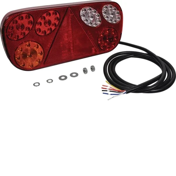 Kramp - LA111329 - Rueckleuchte Stangen LED Rechteckig 12/24V 315x32x145mm – Hinten Links