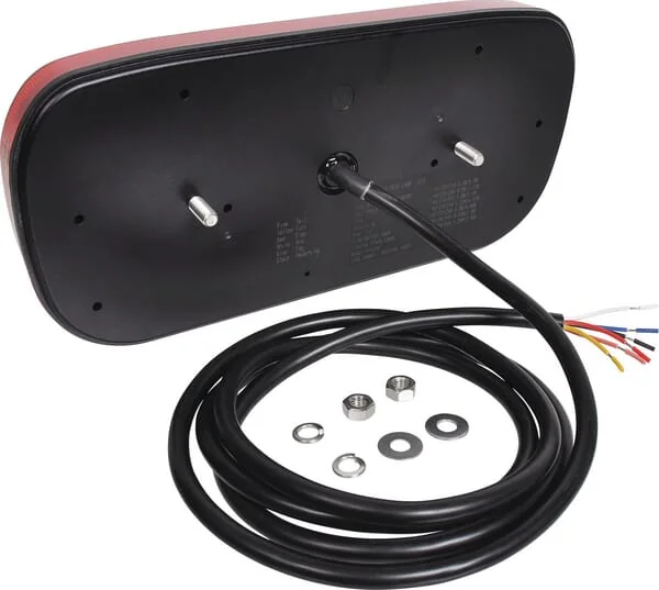 Kramp - LA111329 - Rueckleuchte Stangen LED Rechteckig 12/24V 315x32x145mm – Hinten Links