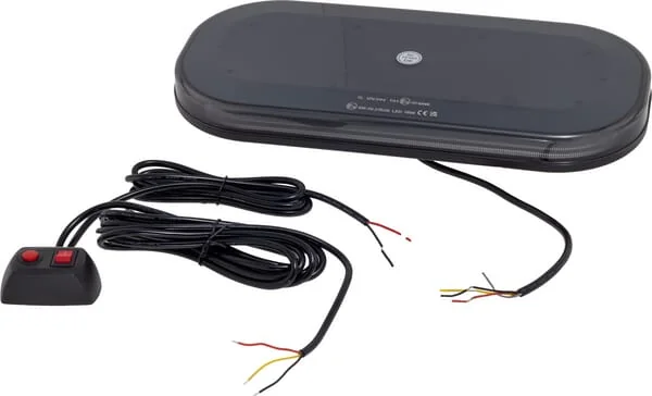 Kramp - LA20008 - LED Leiste, 126W, 12-24V, Amber, Magnetisch, 365x173x47mm, 42 LEDs