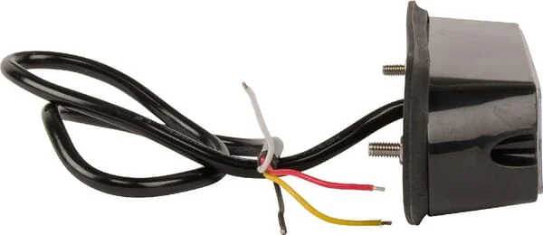 Kramp - LA20011 - LED Warnleuchte, 12W, 12-24V, Amber, Verschraubt, 132x34x30mm, 4 LEDs
