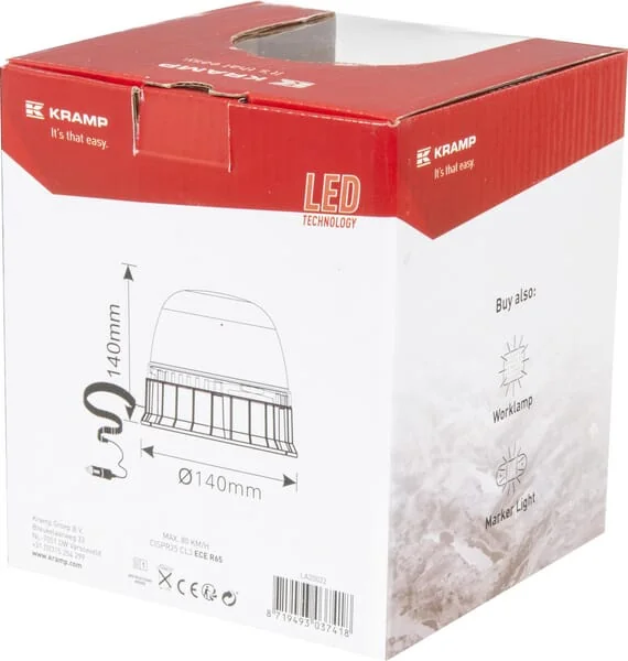 Kramp - LA20022 - Beacon LED, Magnetisch mit Stecker