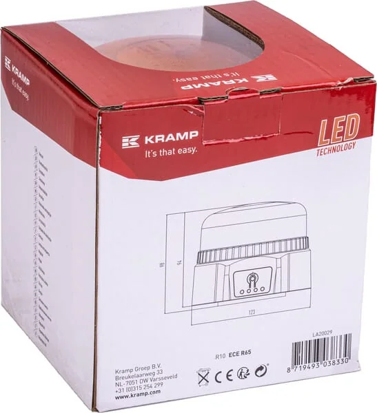 Kramp - LA20029 - Warnleuchte LED wiederaufladbar
