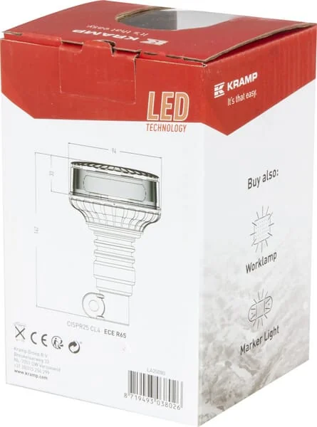 Kramp - LA20080 - Warnleuchte LED LP DIN-Stange