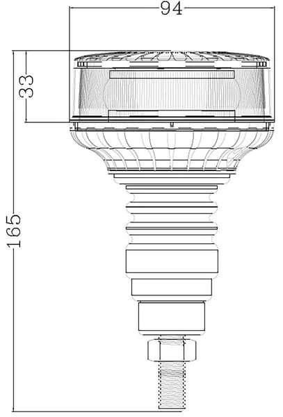 Kramp - LA20083 - Beacon LED LP Flex Fixiermontage