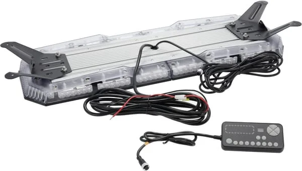 Kramp - LA20096 - Arbeits-LED-Leuchte, 100/200W, 12-24V, Gelb, mit Schrauben, 767x89x280mm TA2