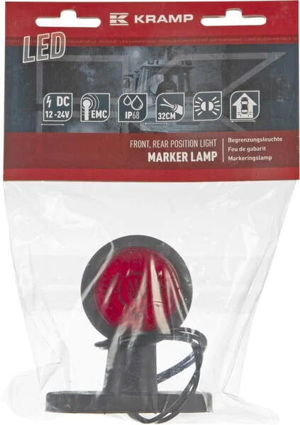 Kramp - LA30009 - Positionslicht LED, 12-24V, 95x89x49,5mm