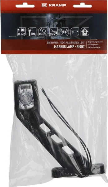 Kramp - LA30013 - Markierungsleuchte Rechts LED, 12-24V, 165x187x37mm