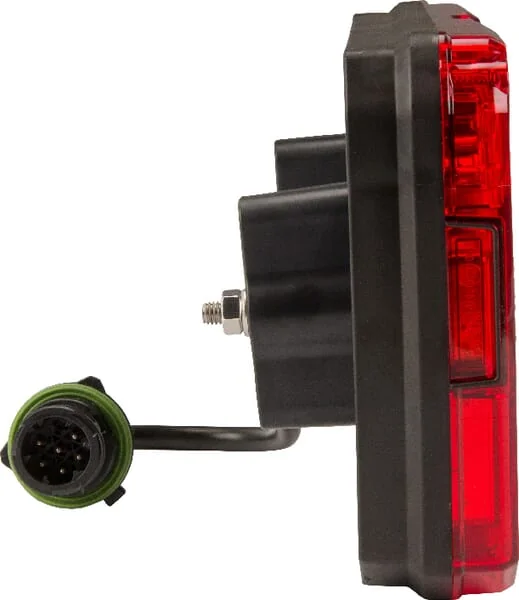 Kramp - LA40006 - Multifunktions-Ruecklicht Rechts LED, Rechteckig, 12-24V, 242x134x36.5mm, 7-Bolzen