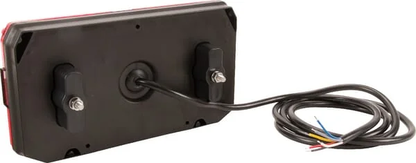 Kramp - LA40007 - Multifunktions-Ruecklicht Stangen LED, Rechteckig, 12-24V, 242x134x36.5mm – Hinten Links