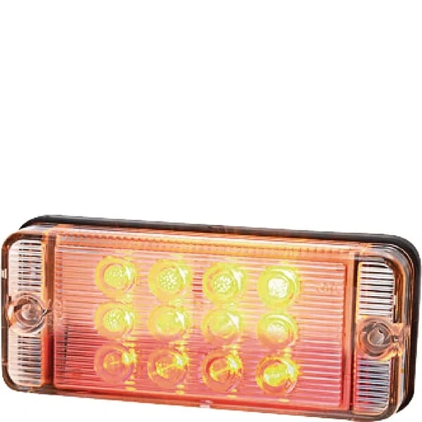 Kramp - LA40010 - Multifunktions-Rueckleuchte LED, Rechteckig, 12-24V, 107.4x46.7x23mm, 5-Polig