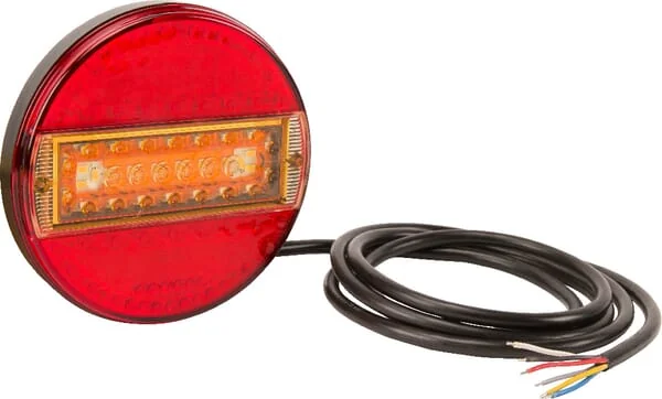 Kramp - LA40013 - Multifunktions-Rückleuchte LED, rund, 12-24V, Ø 140mm, Kramp