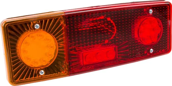 Kramp - LA40020 - Multifunktionale hintere linke LED-Leuchte, rechteckig, 12-24V, 287.5x100.5x65mm, 5-polig, Kramp