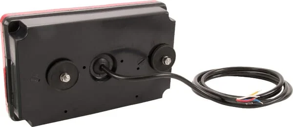 Kramp - LA40023 - Multifunktionale hintere rechte LED-Leuchte, rechteckig, 12-24V, 232x142x59mm, Kramp