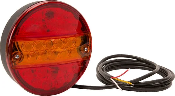 Kramp - LA40041 - Multifunktions-Ruecklicht LED Rund 12-24V Diameter 142mm