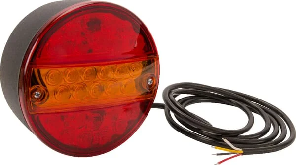 Kramp - LA40045 - Multifunktions-Rückleuchte LED, Rund, 12V, Diameter 142mm