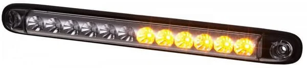 Kramp - LA40067 - Rueckleuchte LED Rechteckig 12/24V Rot/Orange 257x27x20mm 12 LEDs
