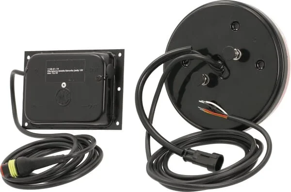 Kramp - LA40072 - Multifunktionale Rückleuchte LED, rund, 12V (integrierter Widerstand), Ø 142mm, Kramp