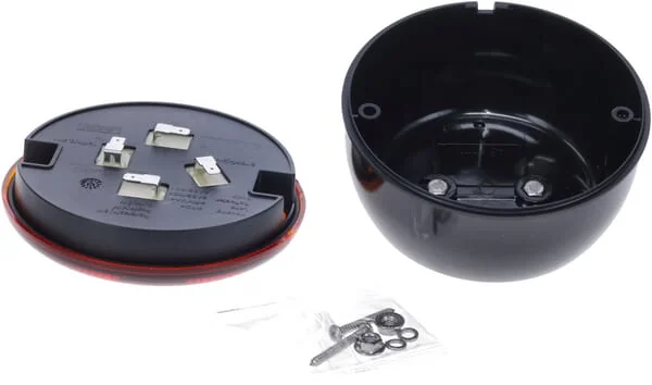 Kramp - LA40089 - Multifunktions-Ruecklicht LED Rund 12-24V Diameter 140mm Hamburger