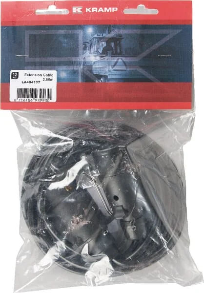 Kramp - LA404107 - Kabel 7-poliger Stecker/Steckdose 2,8 m