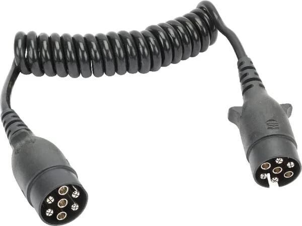 Kramp - LA404109 - Spiralkabel 12V/7-Polig 1.75 m