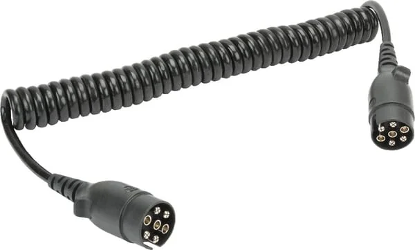 Kramp - LA404110 - Spiralkabel 12V/7-Polig 3.5 m