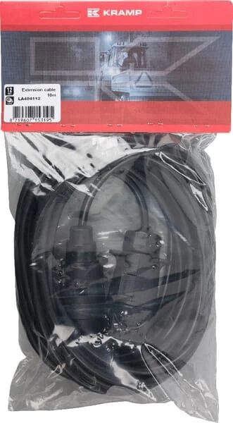 Kramp - LA404112 - Kabel 7-poliger Stecker/Steckdose 10 m