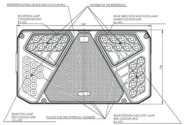 Kramp - LA40920 - LED-Rückleuchte RH