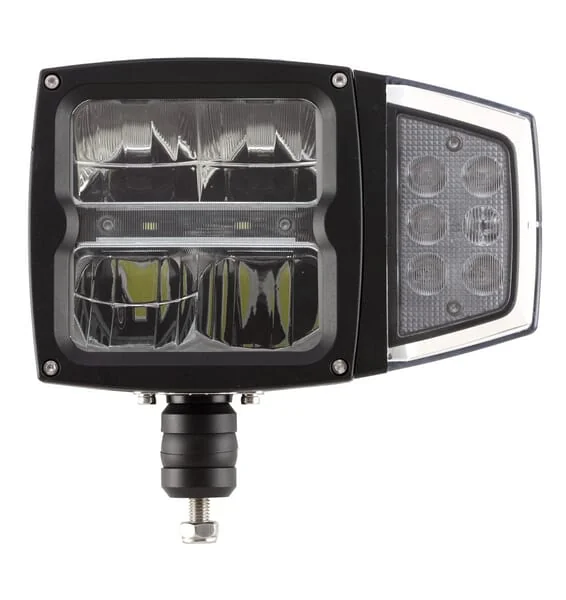 Kramp - LA80043 - LED-Scheinwerfer, 38W, Rechteckig, 12-24V, 229x150x80mm, Beheizt, Fernlicht/Abblendlicht, Flex Anti-Schnee