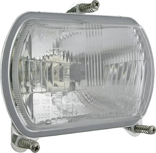 Kramp - LA80165 - Halogenscheinwerfer, Oval, 12/24V, 156x103mm