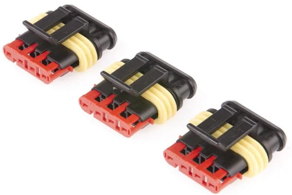 Kramp - LA89010KR - Steckergehaeuse 4-Polig Weiblich
