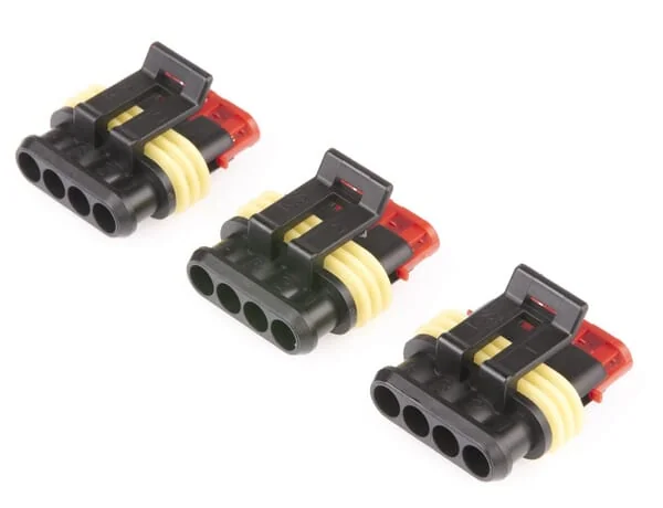 Kramp - LA89010KR - Steckergehaeuse 4-Polig Weiblich