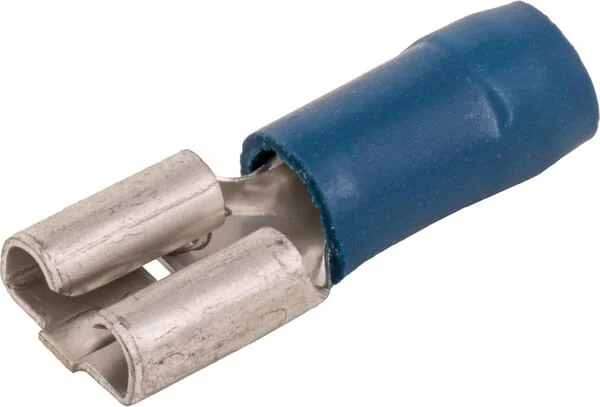 Kramp - LA9062KR - Flachstecker Weiblich Blau 1,5-2,5 mm² 4,8x0,8mm 100 Stk.