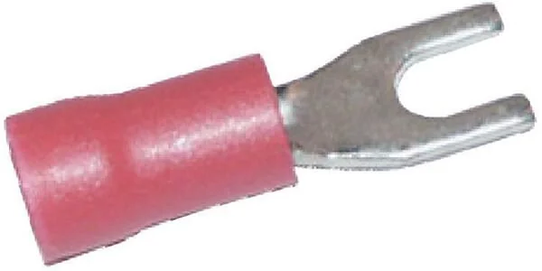Kramp - LA9185KR - Gabelkabelschuh Rot 0,5-1mm² Serie A (100x)