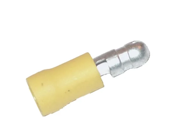 Kramp - LA9220KR - Hohlstecker Maennlich Gelb 4-6mm² 5mm (50x)