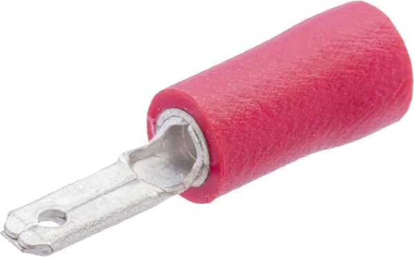 Kramp - LA9255KR - Kabelschuh Maennlich Rot 0,5-1mm² 4,8x0,8mm (100x)